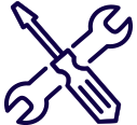 wrench and screwdriver icon