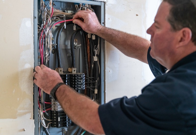 Modern Circuit Breaker in Installed in a Home in Port St. Lucie, FL